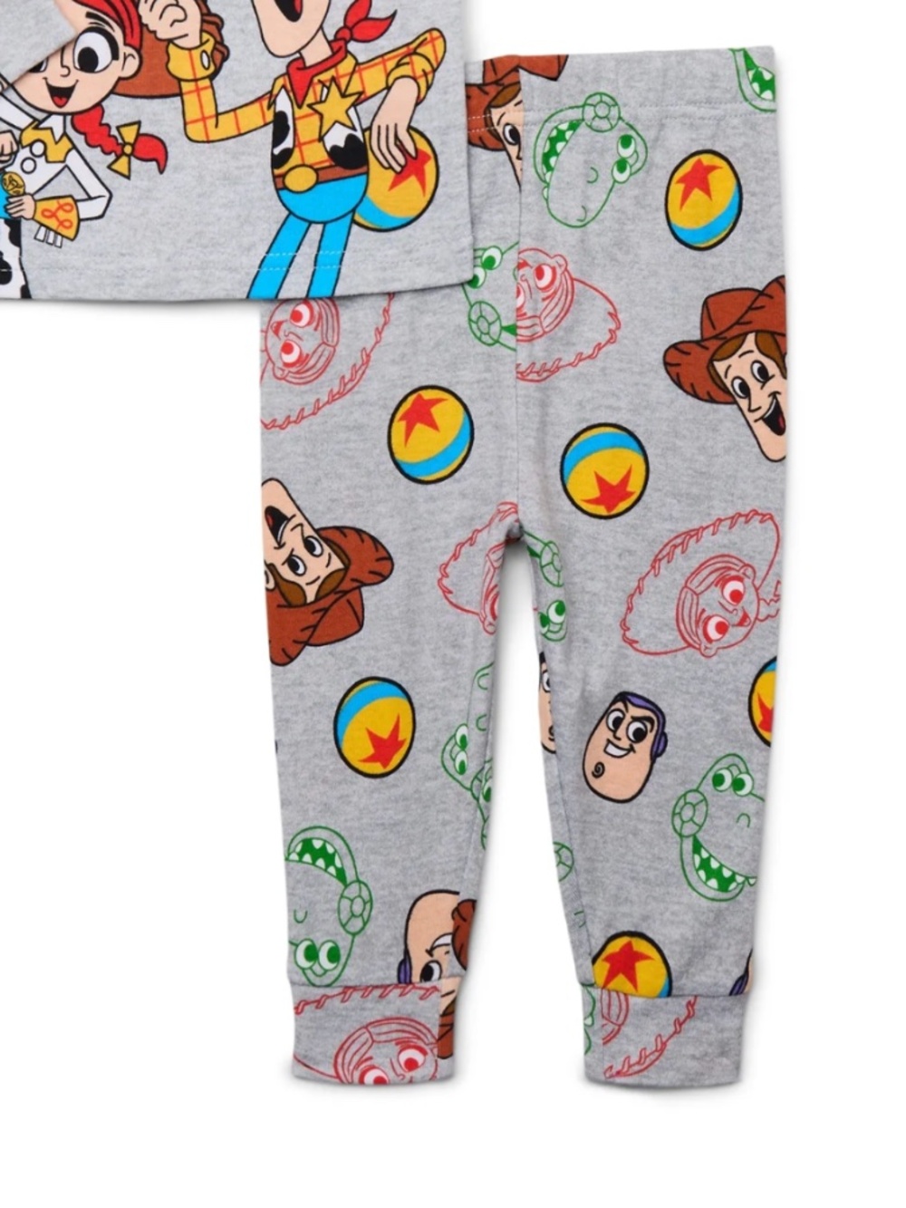 Toy Story Toddler Unisex Gray 2 PC LS Pajama Set Size 5T NWT - Picture 3 of 11